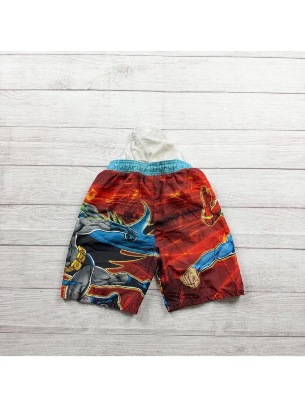 Justice League Boys Swim Trunks Defenders Of Earth Graphic 8